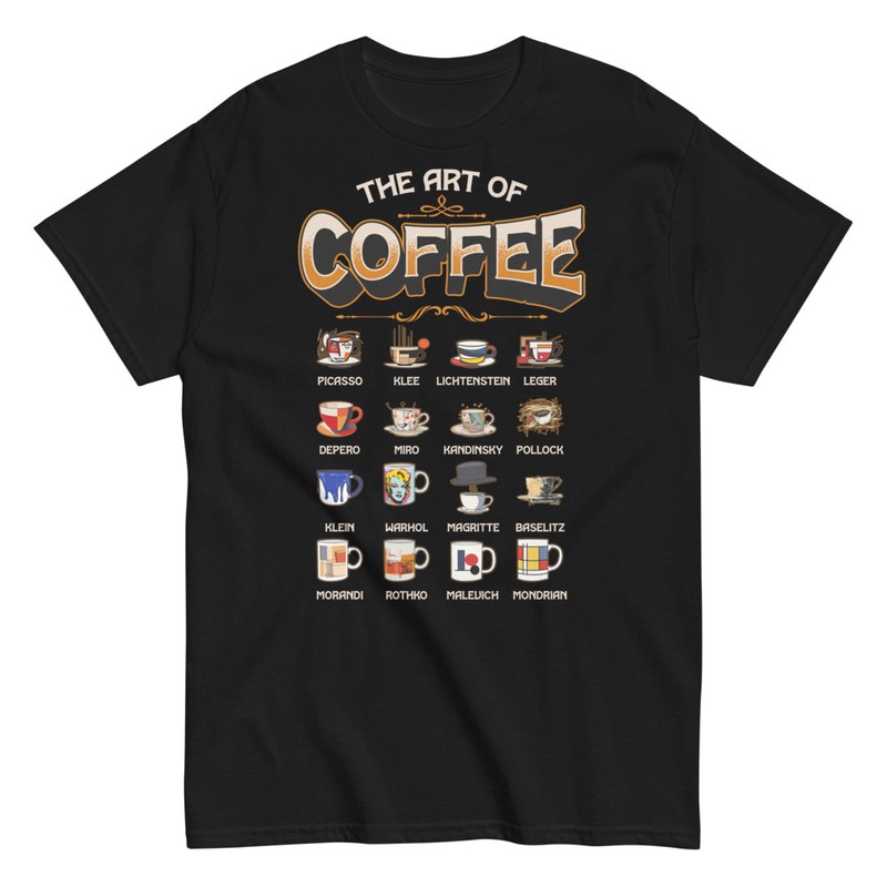 Magliette: Arte del Caffè: Caffè dei Grandi Pittori