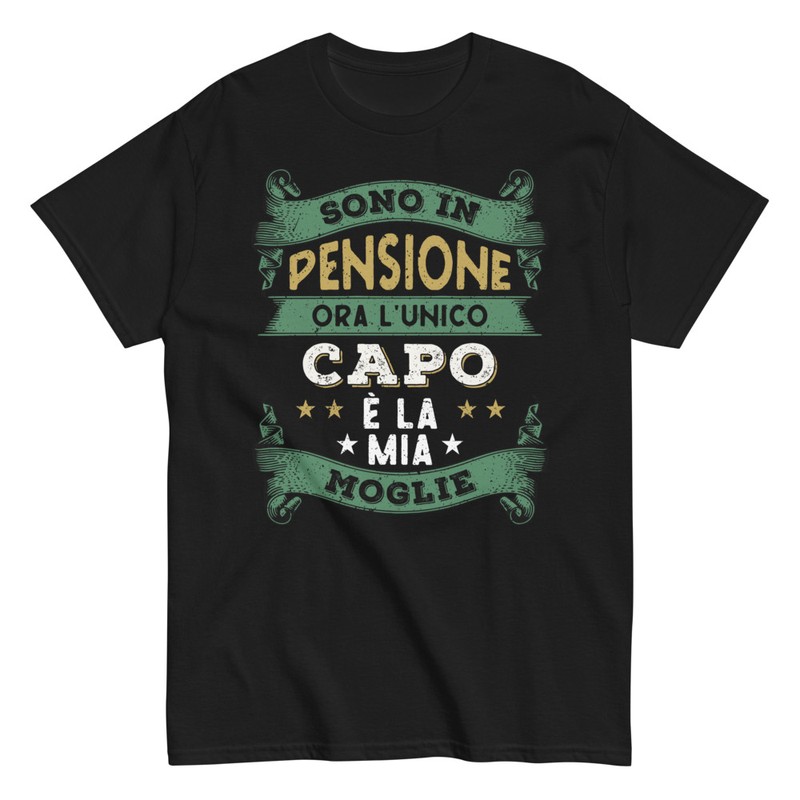 Maglietta pensione unico capo StickersMurali