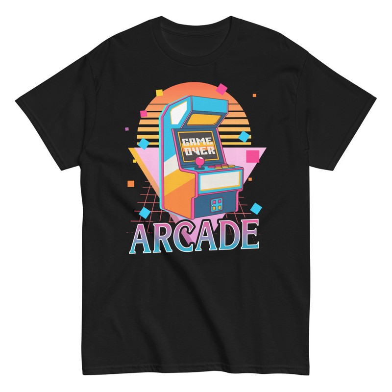 Magliette: Maglietta Arcade Retro Game Over