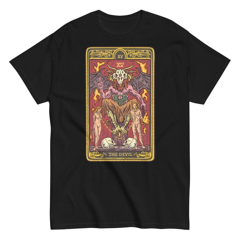 Magliette: Maglietta Tarot Il Diavolo