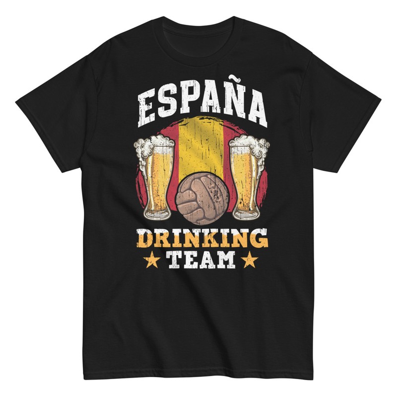 Magliette: Squadra di Bevanda Spagna Birra Supporto Selezione