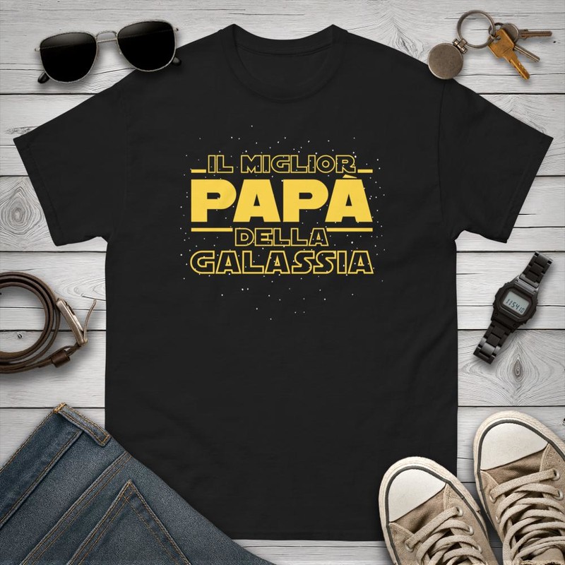 Magliette: Il Miglior Papà Della Galassia