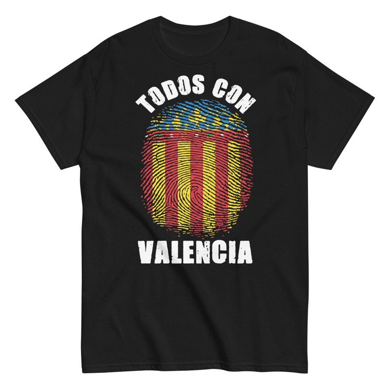 Magliette: Tutti Con Valencia Sostegno Dana