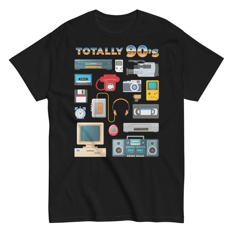 Magliette: Dispositivi Elettronici Totally 90s