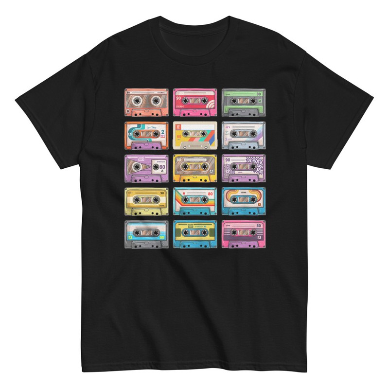 Magliette: Cassette Retrò