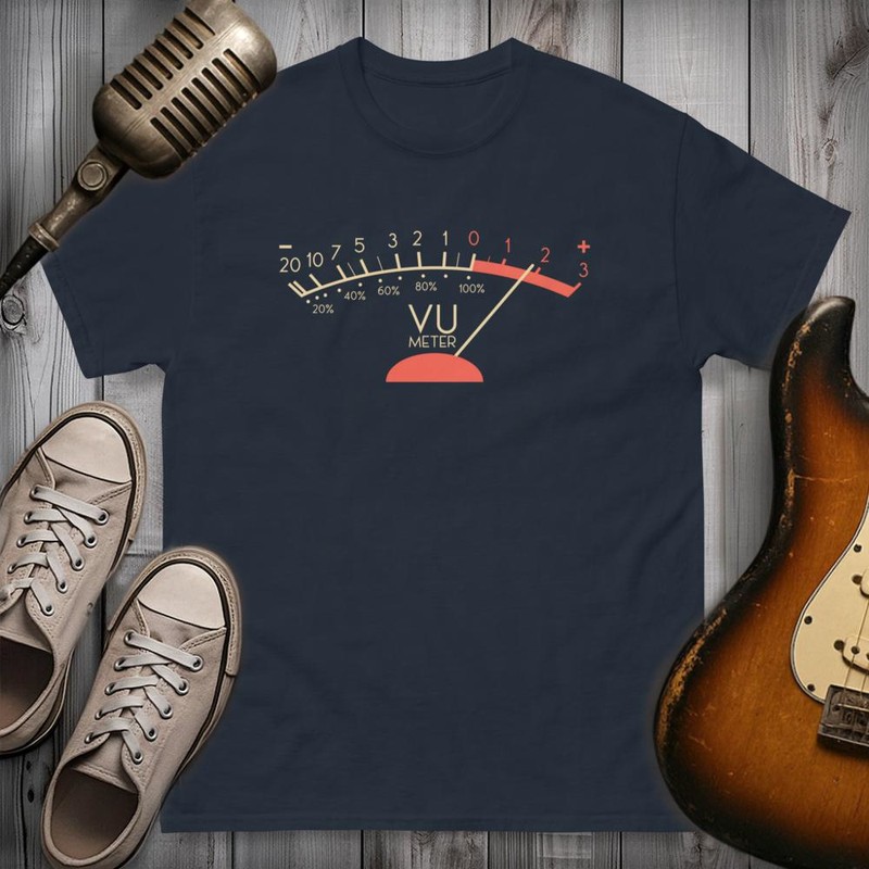Magliette: Suono Rock VU Meter