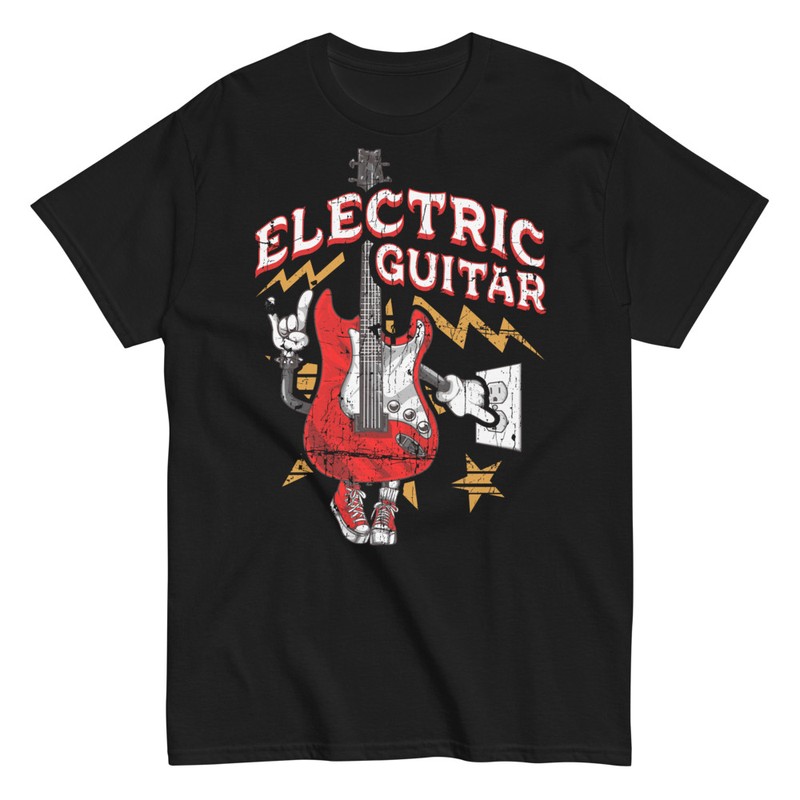 Magliette: Chitarra Elettrica Spina Rock