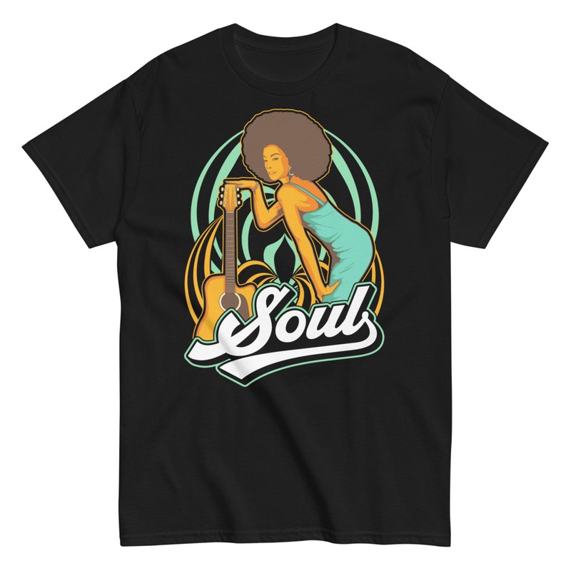 Magliette: Ragazza Afro Vintage Soul