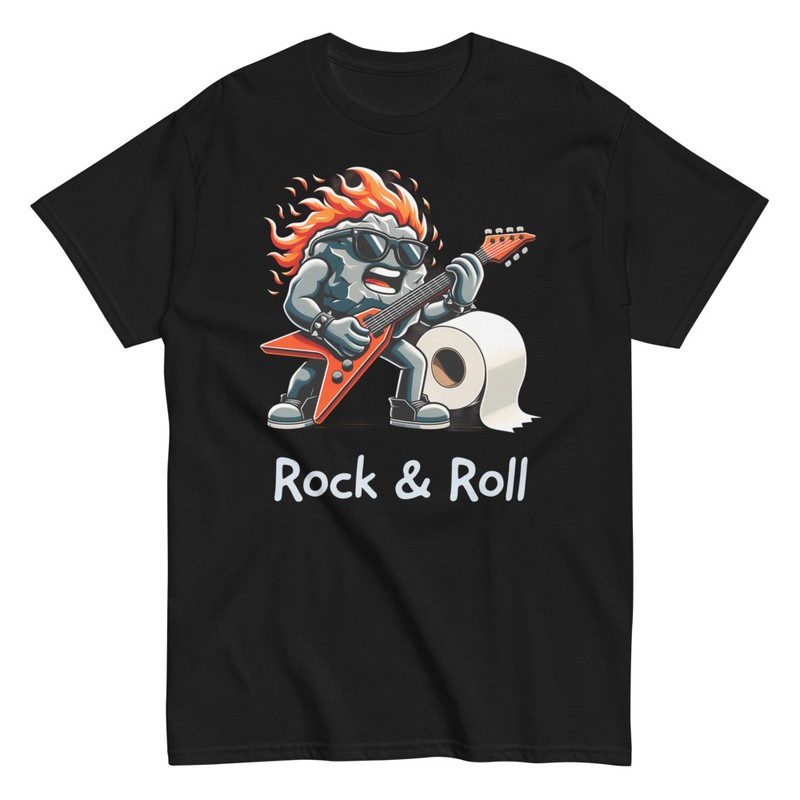 Magliette: Chitarrista Rock e Carta Igienica