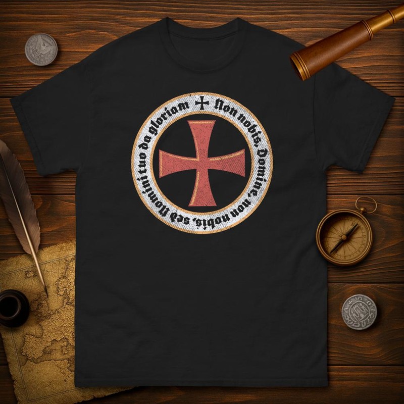 Magliette: Non Nobis Domine: Emblema Templare