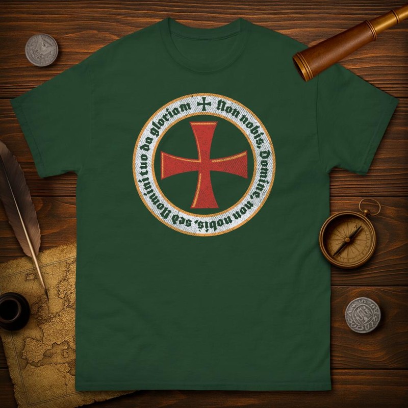 Magliette: Non Nobis Domine: Emblema Templare