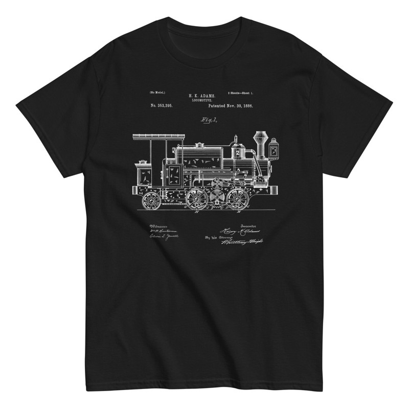 Magliette: Brevetto Locomotiva a Vapore