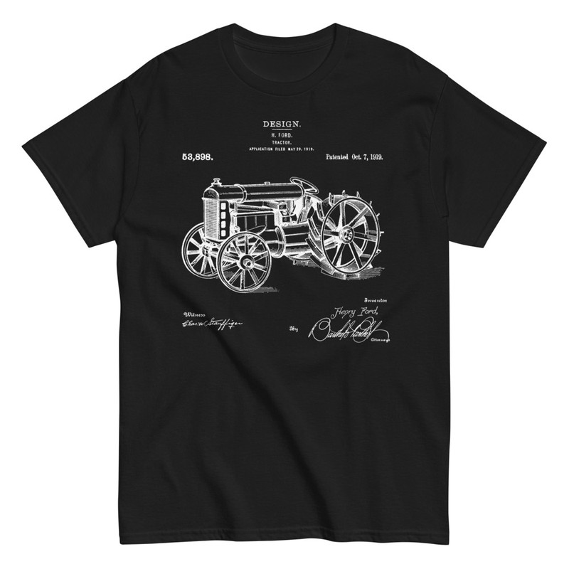 Magliette: Brevetto Trattore Ford