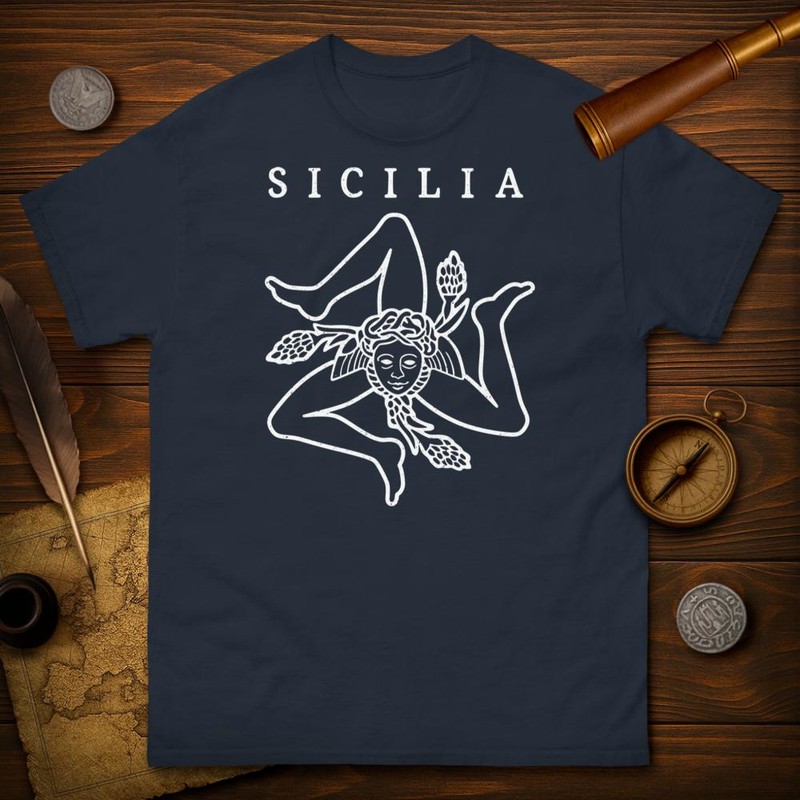 Magliette: Simbolo Siciliano Triscele Sicilia