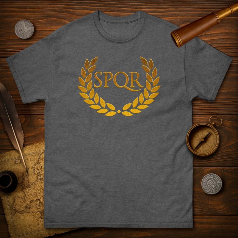 Magliette: SPQR Corona d'Alloro