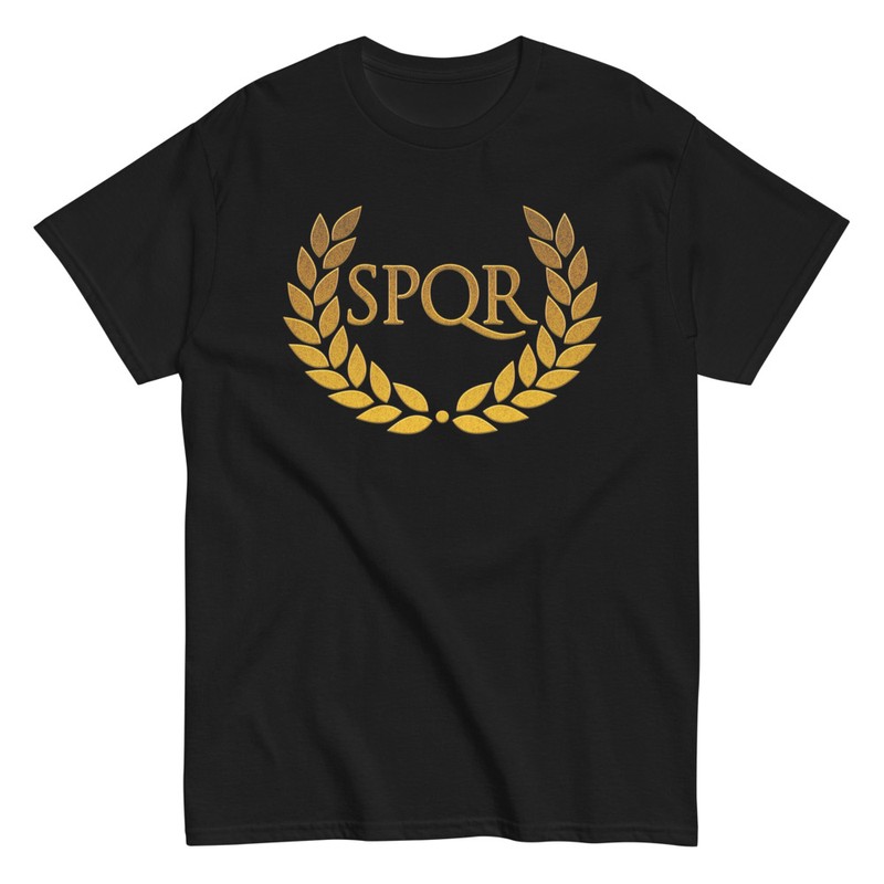 Magliette: SPQR Corona d'Alloro