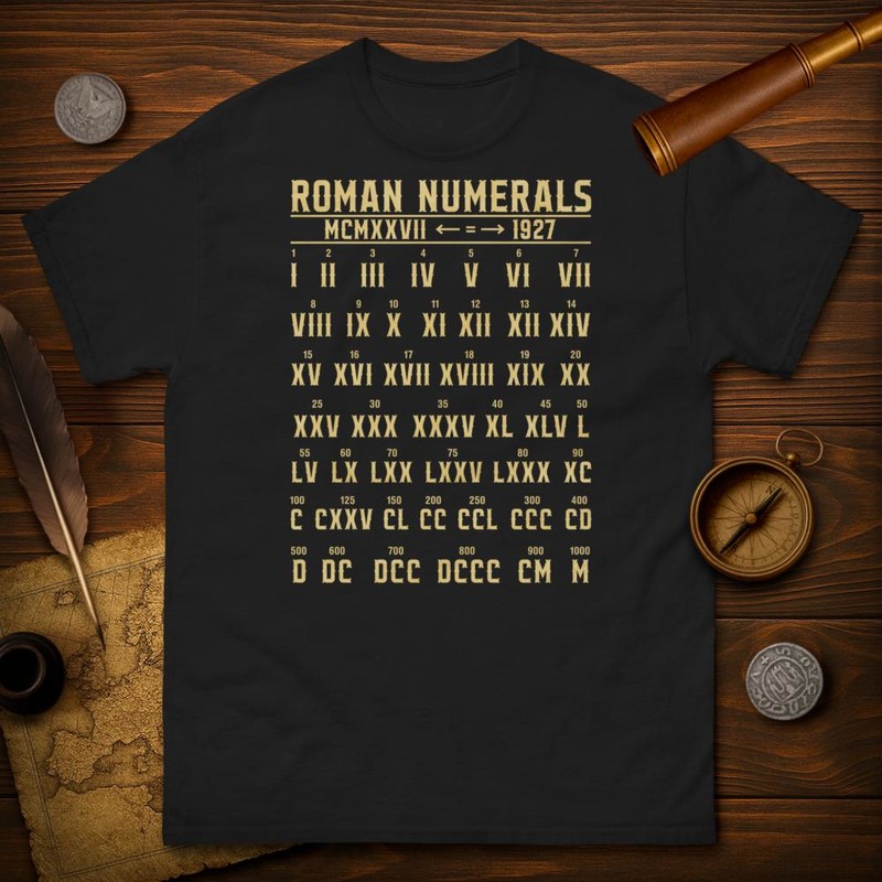 Magliette: Numeri Romani Cultura Antica
