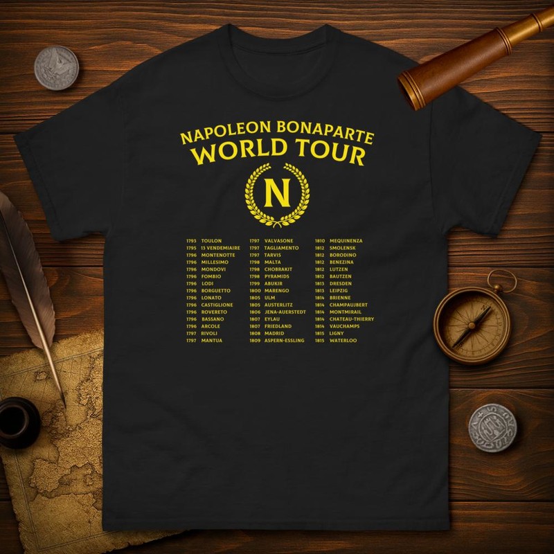 Magliette: Tour Mondiale di Napoleone
