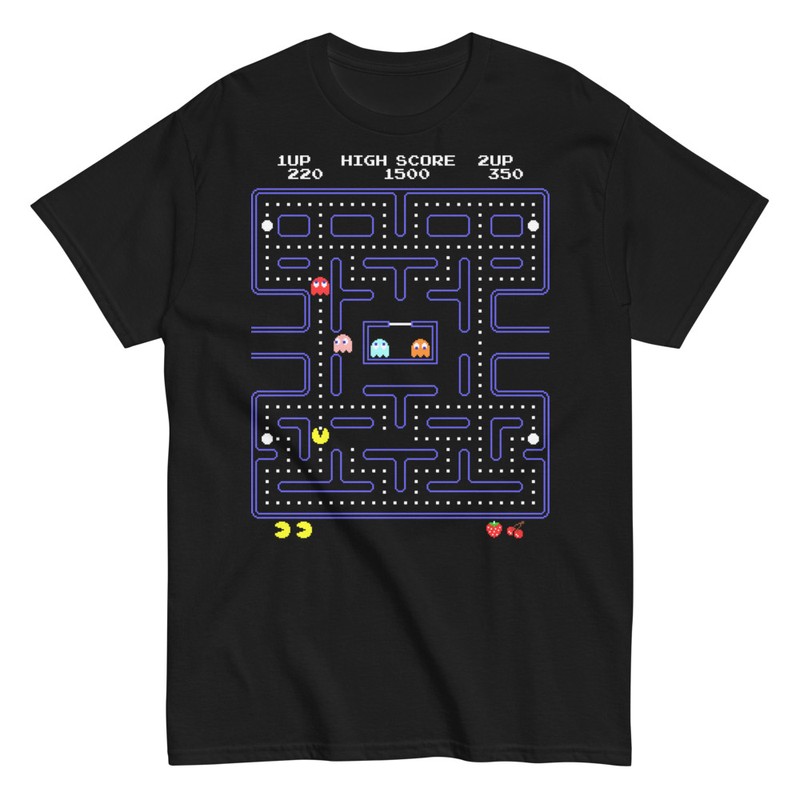 Magliette: Pac-Man Arcade Classico