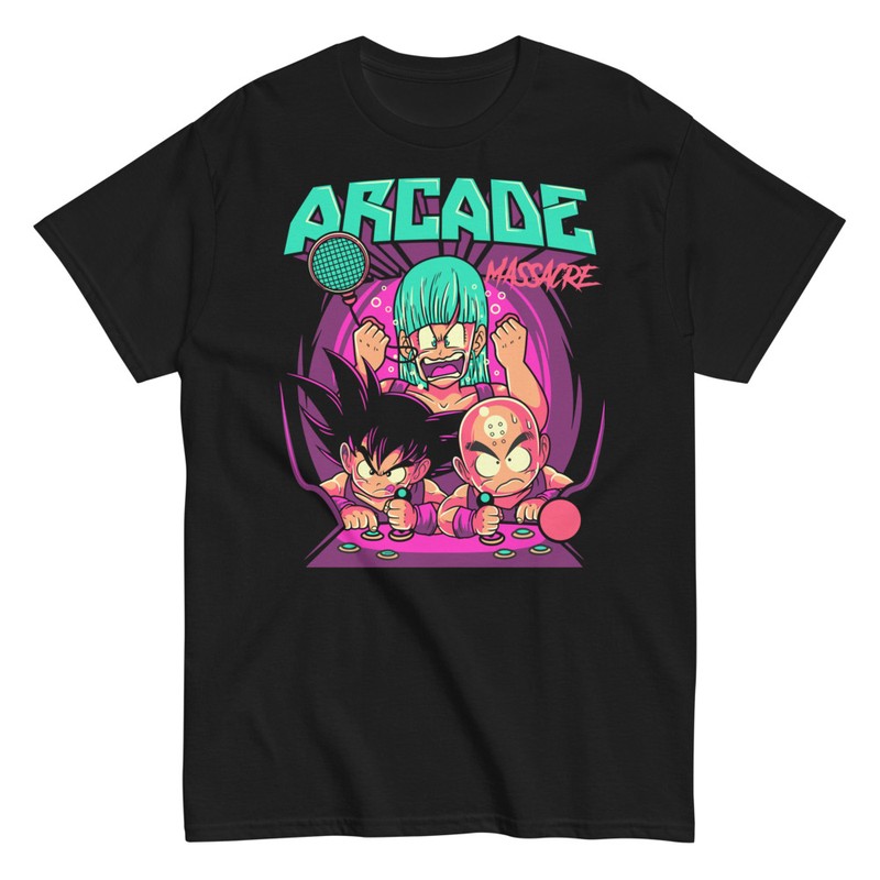 Magliette: Arcade Massacre Dragonball Retrò