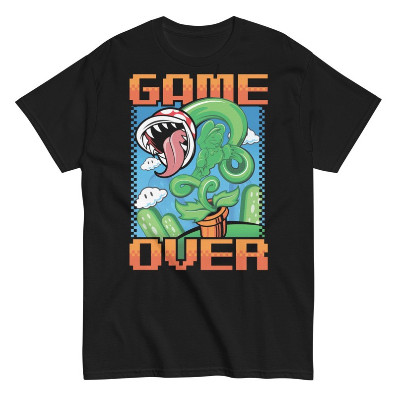 Magliette: Pianta Retrò Game Over