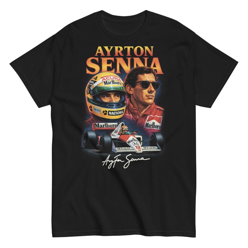 Magliette: Omaggio Ayrton Senna Formula 1