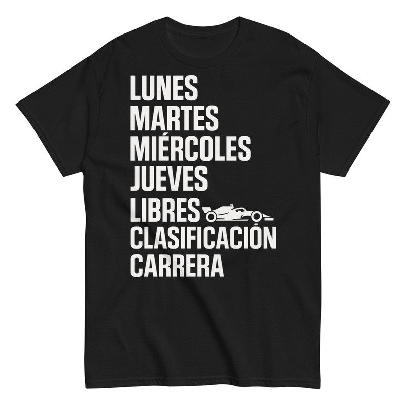 Magliette: Evoluzione della Settimana Formula 1