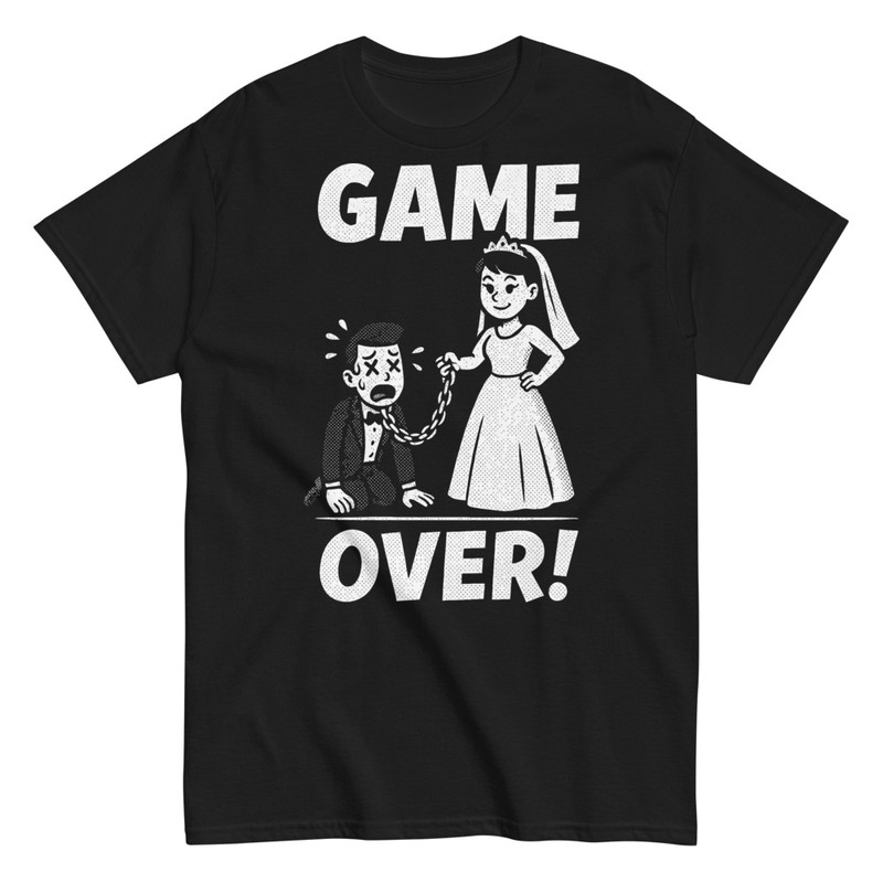 Magliette: Addio al Celibato Game Over