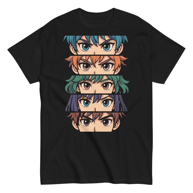 Magliette: Visi di Personaggi Anime