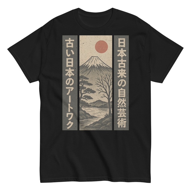 Magliette: Arte Tradizionale Giapponese Monte Fuji