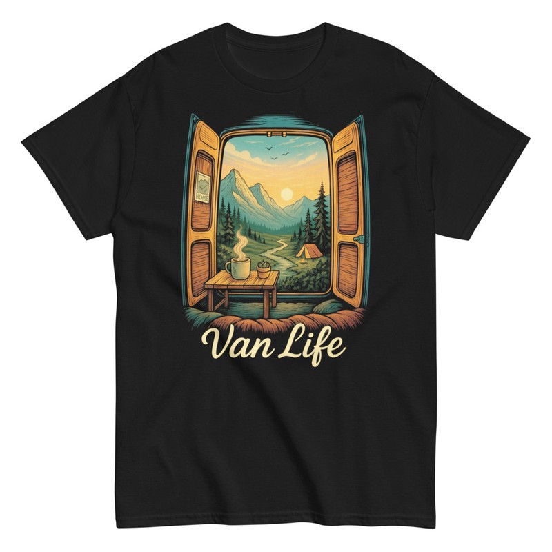 Magliette: Arte Avventura Van Life