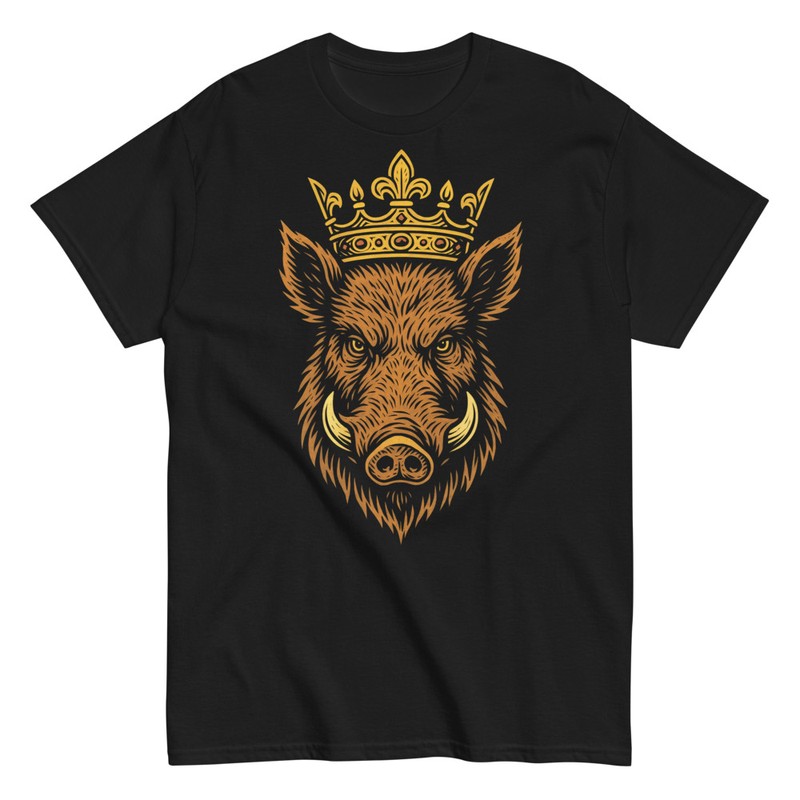 Magliette: Cinghiale Incoronato Maestoso