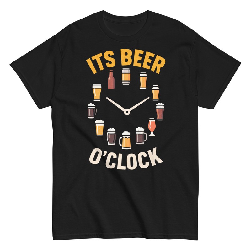 Magliette: Orologio It's Beer O'Clock