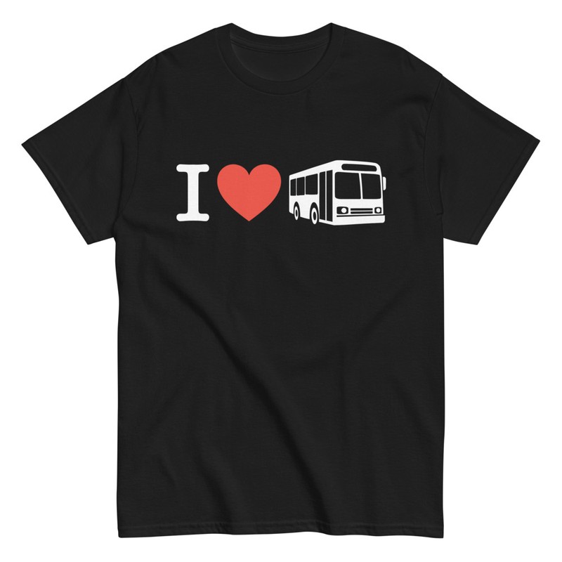 Magliette: I love Bus