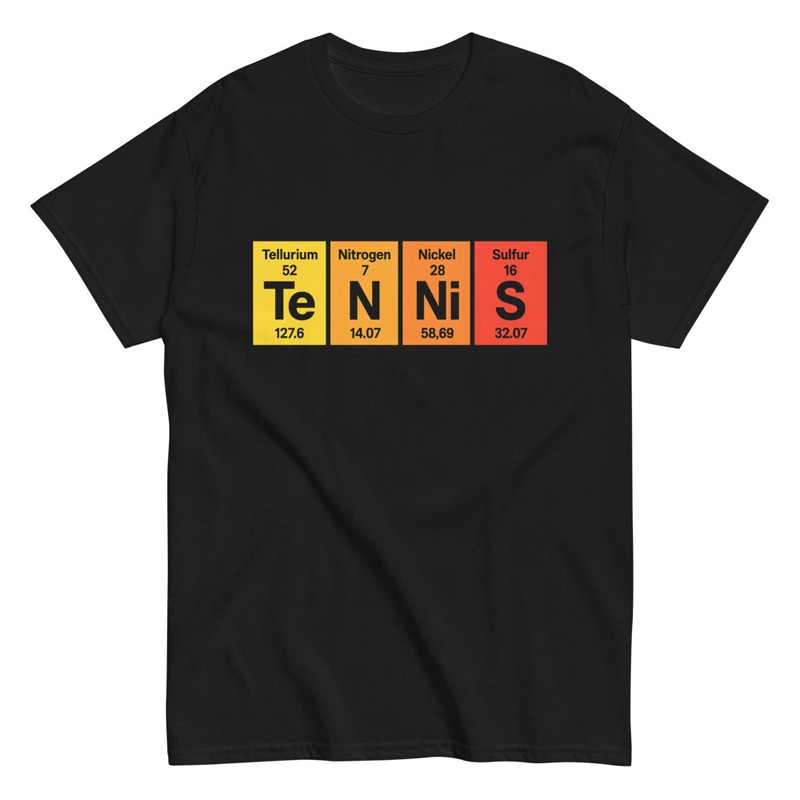 Magliette: Design Chimico Tennis