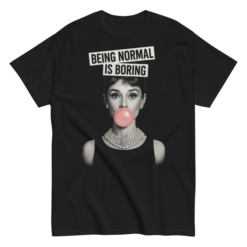 Magliette: Audrey Hepburn Gomma Vintage