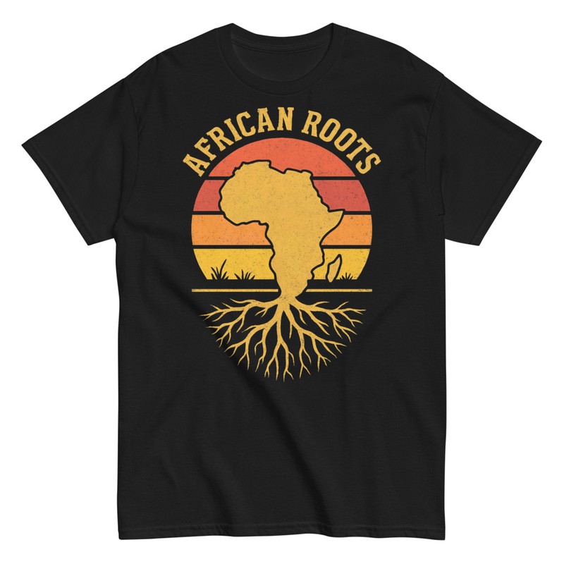 Magliette: Radici Africane Ispirata all'Africa