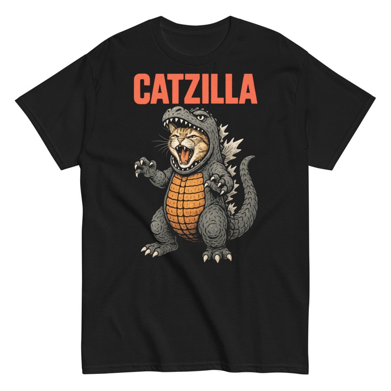 Magliette: Divertente e Originale Catzilla