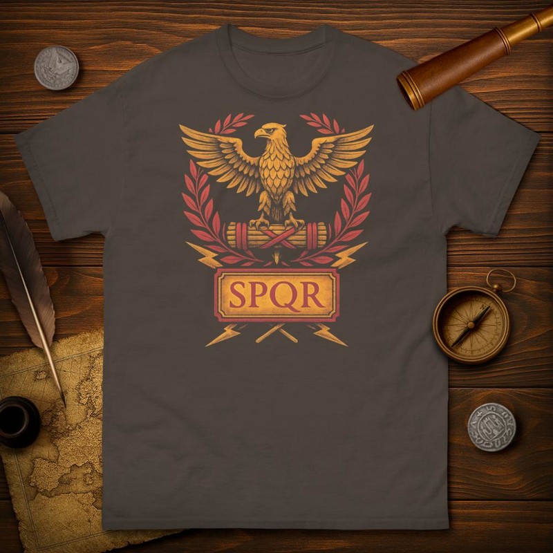 Magliette: Emblema Aquila SPQR Roma