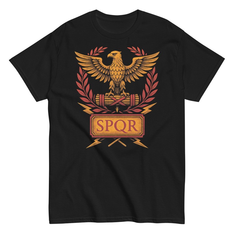 Magliette: Emblema Aquila SPQR Roma