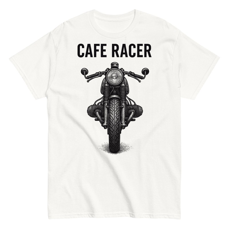 Magliette: Motociclista Cafe Racer