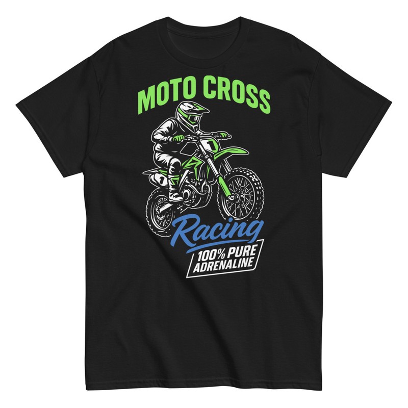 Magliette: Moto Cross Racing Adrenalina