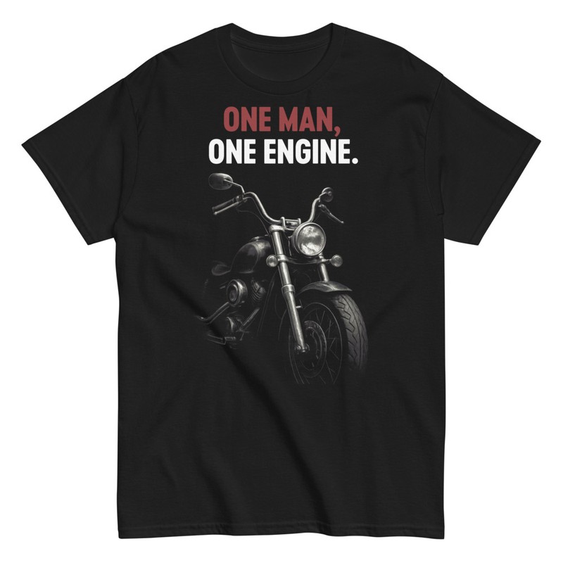 Magliette: Appassionati di Moto One Man One Engine