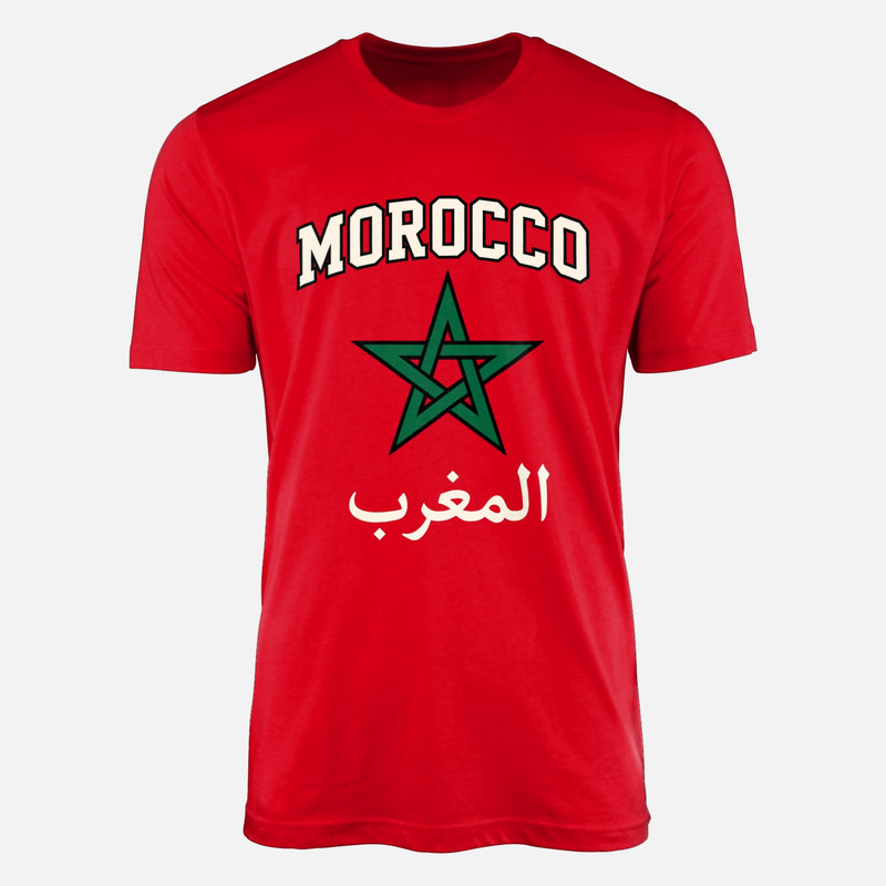 Magliette: Marocco, stella ed emblema