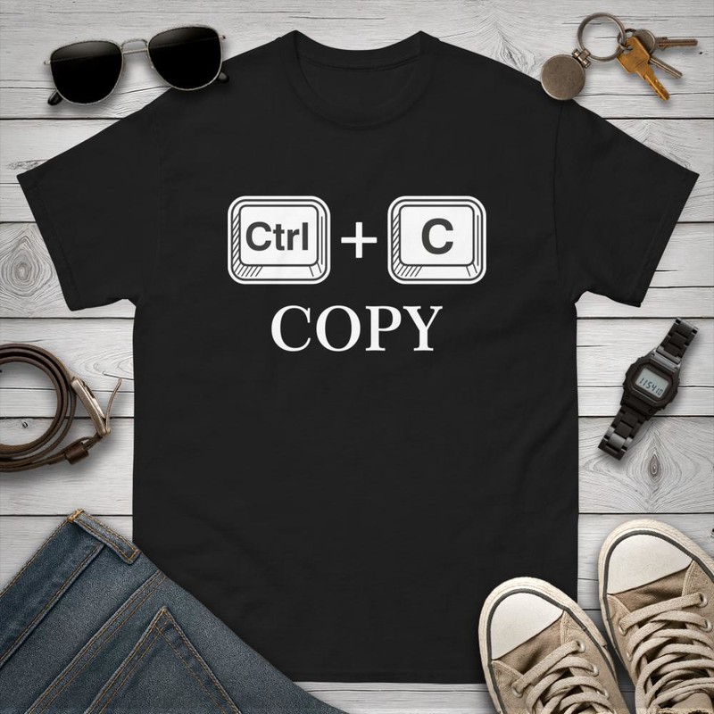Magliette: Copia Ctrl+C Tale Padre Tale Figlio