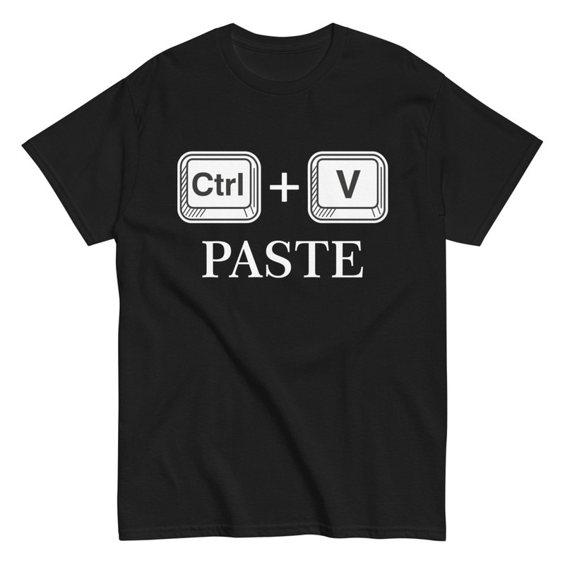 Magliette: Originale Ctrl + V Incolla