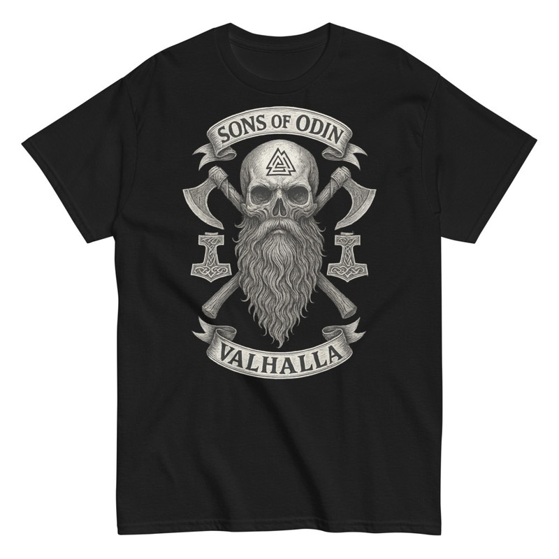 Magliette: Sons of Odin Valhalla Vichingo