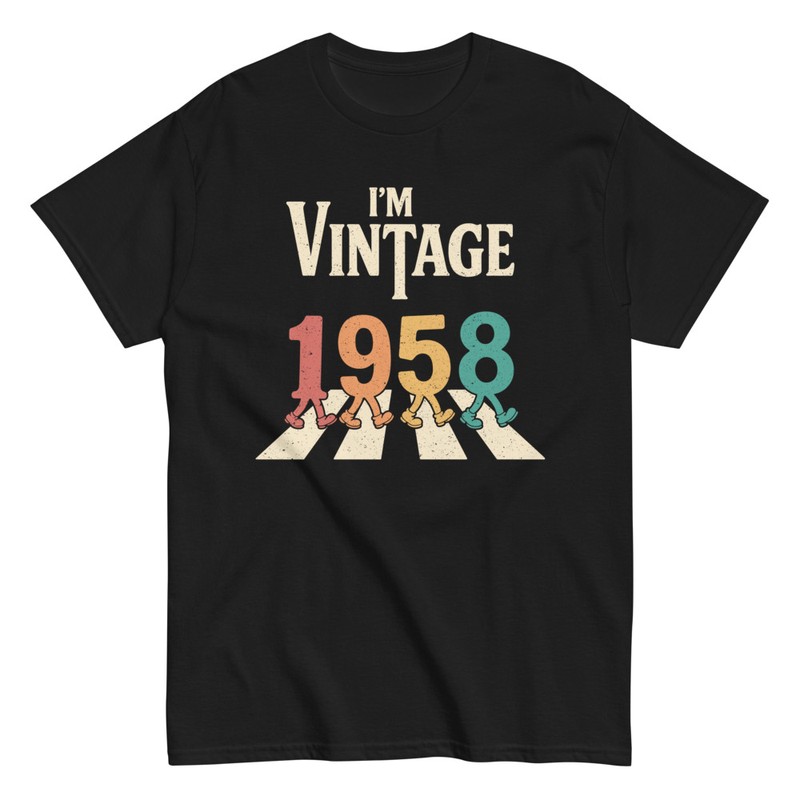 Magliette: Vintage 1958 67 Anni Abbey Road