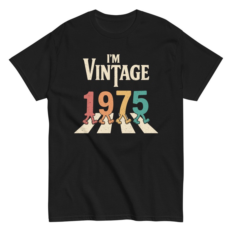 Magliette: Vintage 1975 50 Anni Abbey Road