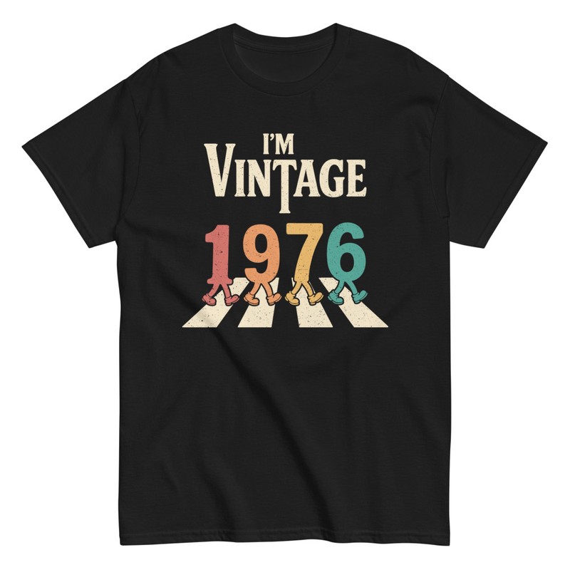 Magliette: Vintage 1976 49 Anni Abbey Road